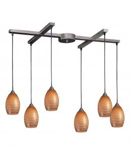 Elk  517-6C  Mulinello Linear Pendant 6 Light 